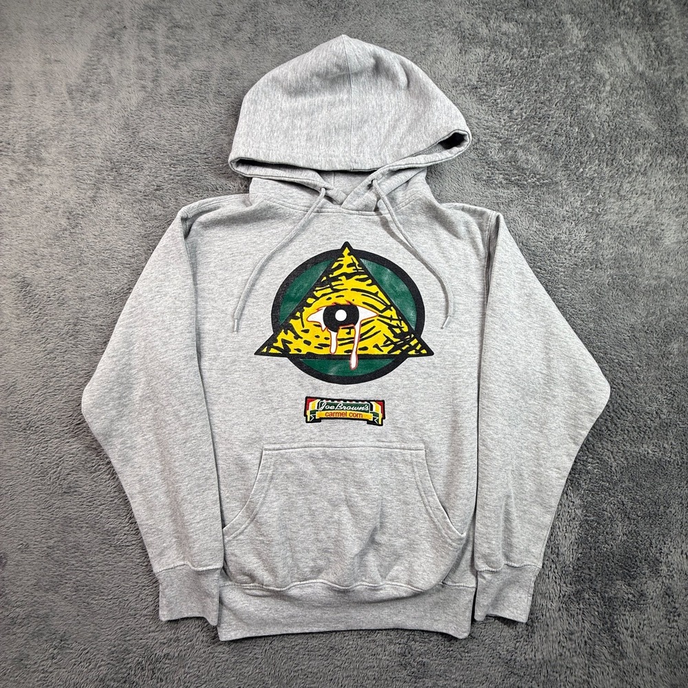 Joe Brown's Carmel Corn S Gray Pullover Hoodie Portland Merch Eye Graphic